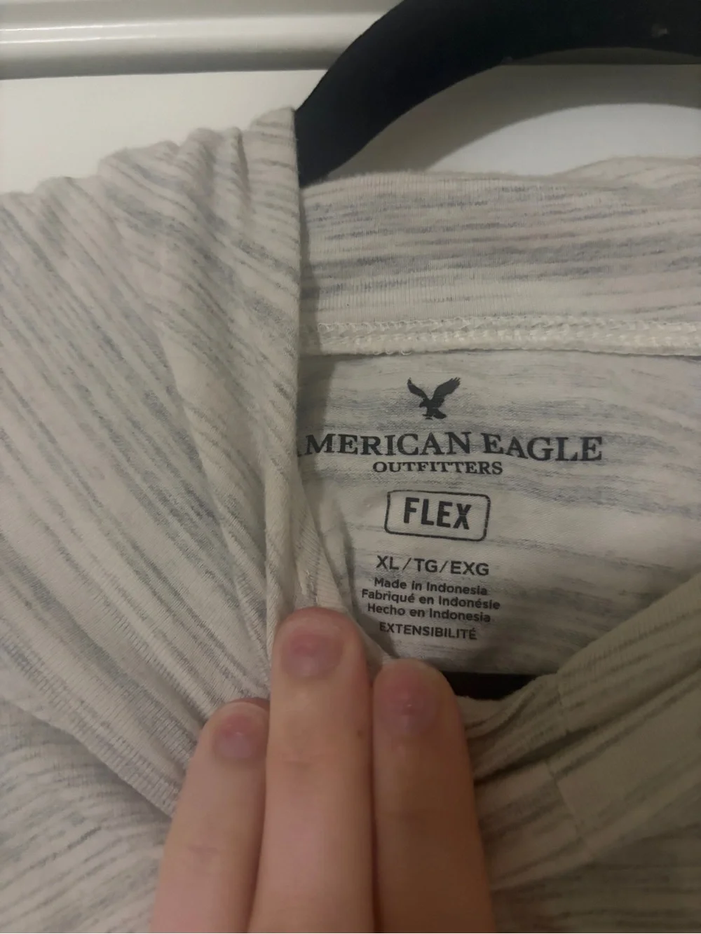 American Eagle Outfitters Heathered Light Gray Turtleneck Pullover
